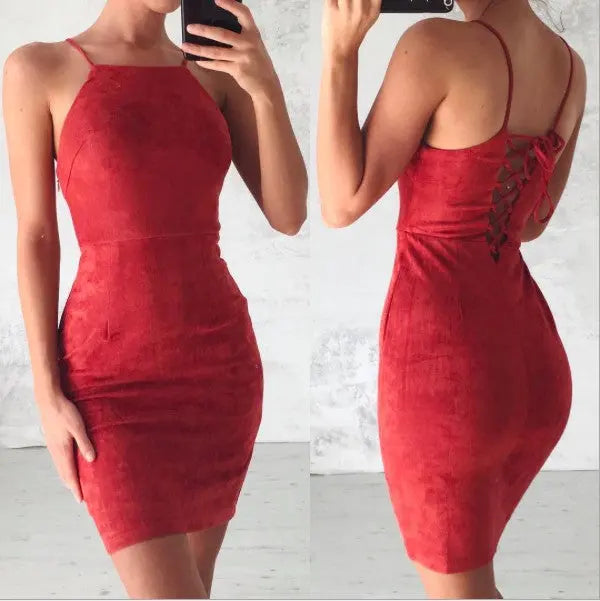Sexy Strap Dress Womens Party Club Sling Dress Womens & Mens Apparel Fine Jewelery Accessories