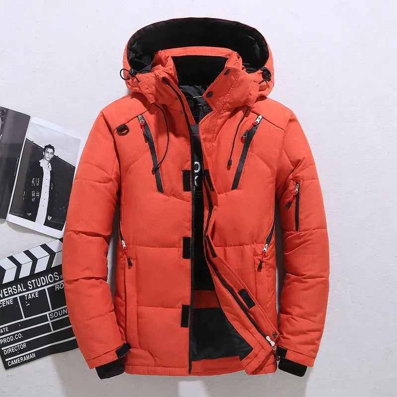 Outdoor Windproof Hooded Jacket Leisure Sports Coat With Pockets Warm Men's Clothing Womens & Mens Apparel Fine Jewelery Accessories