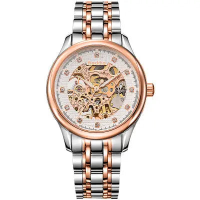New Foreign Trade Luminous Mechanical Watches, Automatic Hollowing, Men's Fashion Trend, Steel Machinery Watches Womens & Mens Apparel Fine Jewelery Accessories Fashion New Foreign Trade Luminous Mechanical Watches, Automatic Hollowing, Men's Fashion Trend, Steel Machinery Watches