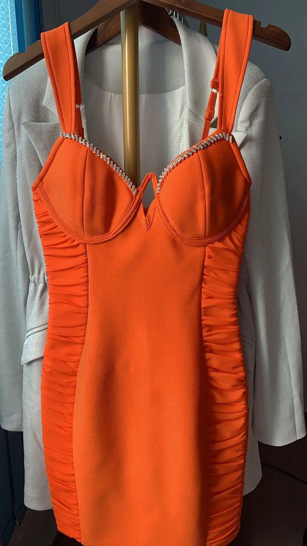 Womens Suspender Skirt Diamond Sexy Dress Womens & Mens Apparel Fine Jewelery Accessories