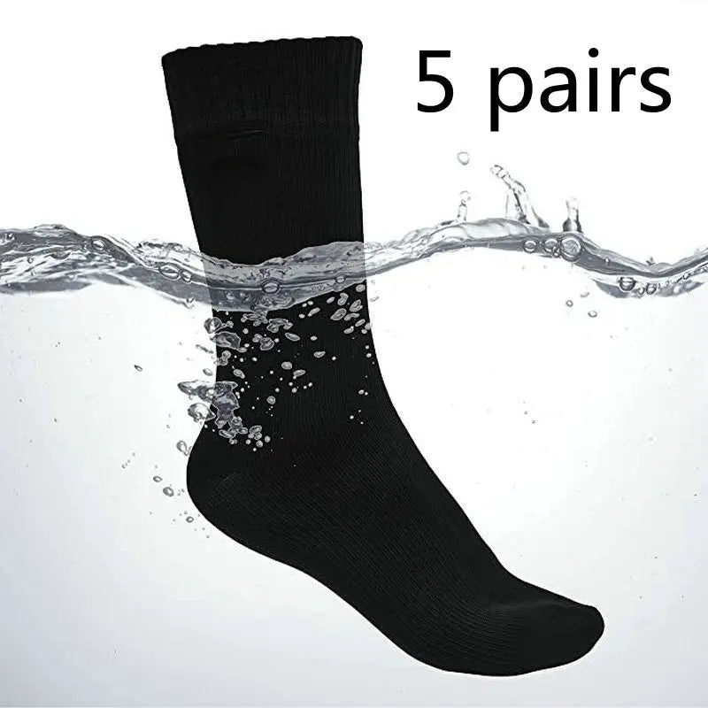 Waterproof Socks Autumn And Winter Thickening Breathable Cotton Men's Stockings Womens & Mens Apparel Fine Jewelery Accessories