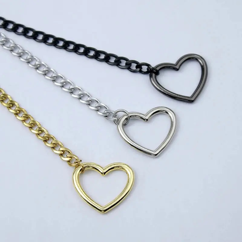 Fashion Jewelry 2024 New Slip Chain Necklace Heart O-Ring Rock Cuban Long Necklace Adjustable Heart Shaped Lock Core With Key null Fine Jewelery Fashion Jewelry 2024 New Slip Chain Necklace Heart O-Ring Rock Cuban Long Necklace Adjustable Heart Shaped Lock Core With Key