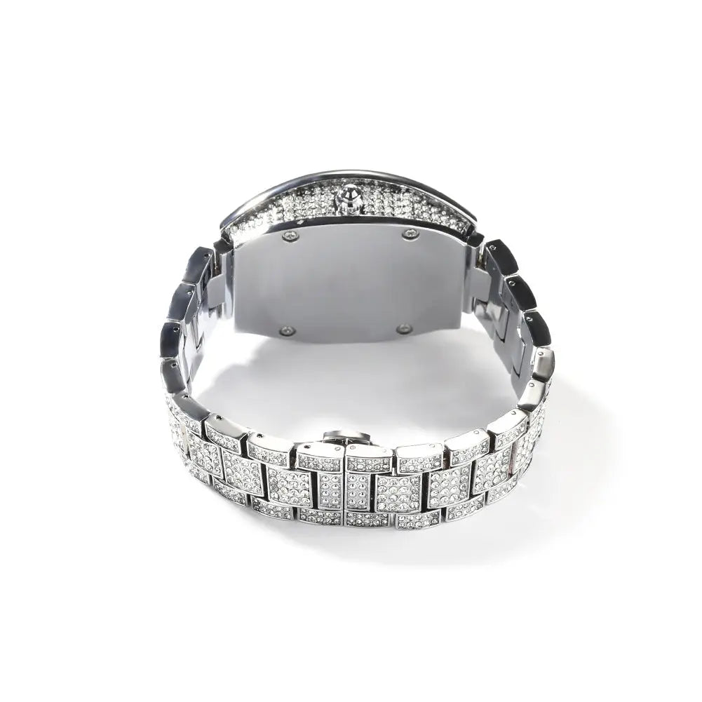 Hip Hop Niche Barrel-shaped Simplicity Diamond Color Matching Quartz Watch Womens & Mens Apparel Fine Jewelery Accessories Fashion Hip Hop Niche Barrel-shaped Simplicity Diamond Color Matching Quartz Watch