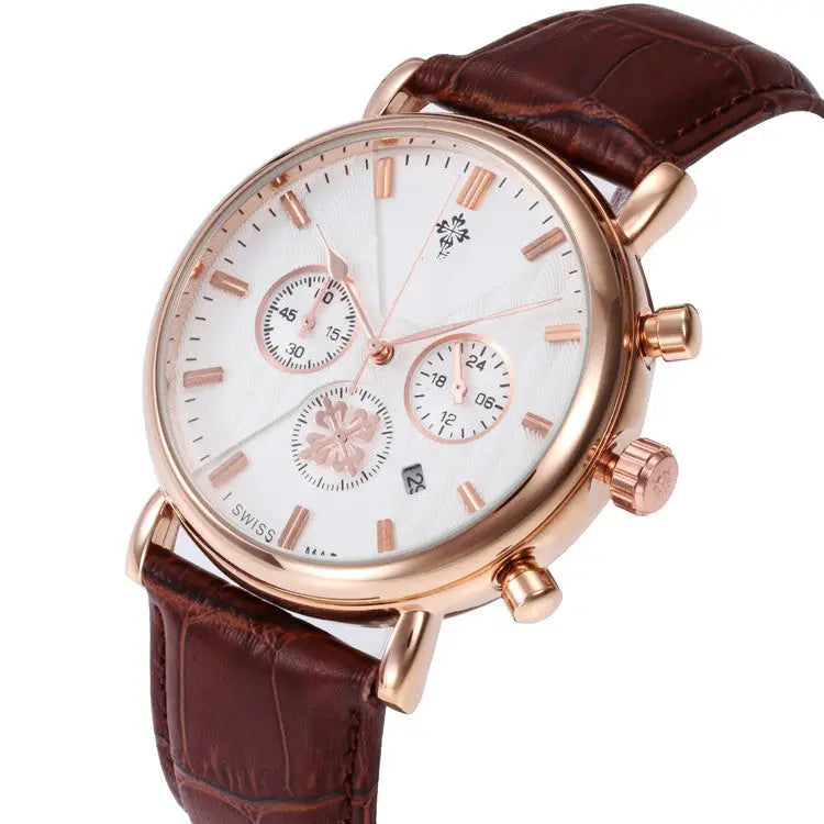 6 Needle Stone Running Seconds English Table Foreign Trade Hot Sale Wish Explosion Models Multiple Colors Supply Stability New Womens & Mens Apparel Fine Jewelery Accessories