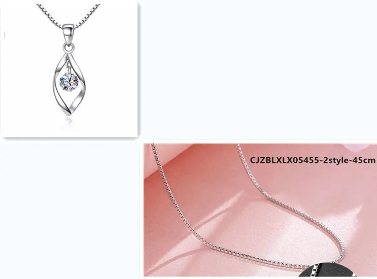 Fashion Zircon Twist Fashion Necklace Pendant Womens & Mens Apparel Fine Jewelery Accessories Fine Jewelery Fashion Zircon Twist Fashion Necklace Pendant