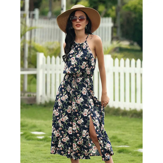 Sleeveless Mid-Calf Patchwork Pullover Womens Dress Womens & Mens Apparel Fine Jewelery Accessories