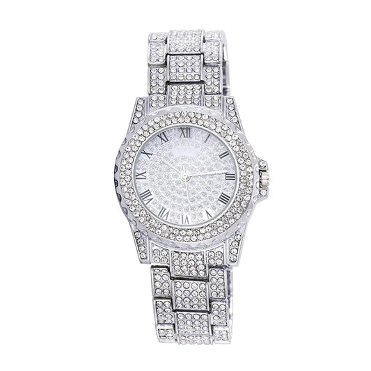 Personalized Diamond Full Diamond Starry Hip-hop Watch Fashion Big Dial Womens & Mens Apparel Fine Jewelery Accessories Fashion Personalized Diamond Full Diamond Starry Hip-hop Watch Fashion Big Dial