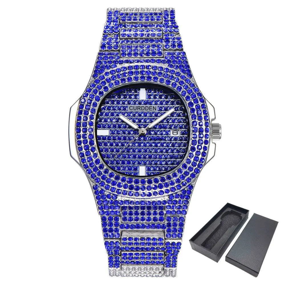 Dropshipping ICE-Out Bling Diamond Luxury Watch Men Gold Hi Womens & Mens Apparel Fine Jewelery Accessories Fashion Dropshipping ICE-Out Bling Diamond Luxury Watch Men Gold Hi