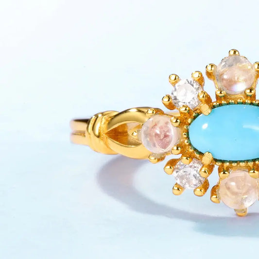 Women's Fashion Turquoise Ring Fashion Womens & Mens Apparel Fine Jewelery Accessories Fine Jewelery Women's Fashion Turquoise Ring Fashion