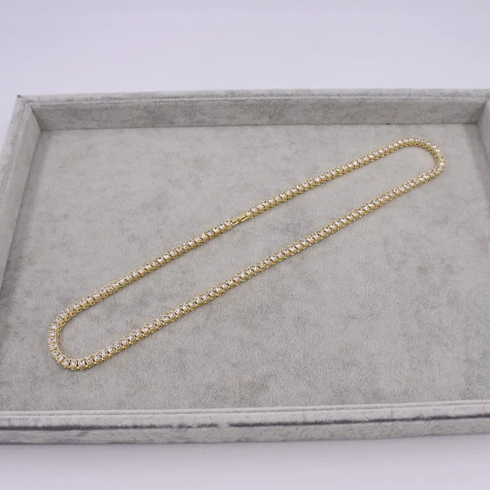 hip hop men's popular hip hop 1 row diamond alloy necklace Womens & Mens Apparel Fine Jewelery Accessories Fashion hip hop men's popular hip hop 1 row diamond alloy necklace