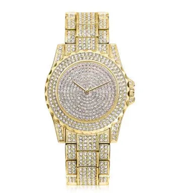 Fashion Bling Casual Ladies Female Quartz Gold Watch Crystal Diamond Womens & Mens Apparel Fine Jewelery Accessories Fashion Fashion Bling Casual Ladies Female Quartz Gold Watch Crystal Diamond