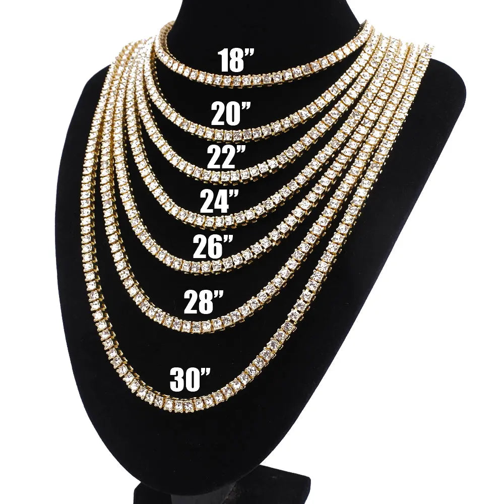 hip hop men's popular hip hop 1 row diamond alloy necklace Womens & Mens Apparel Fine Jewelery Accessories Fashion hip hop men's popular hip hop 1 row diamond alloy necklace