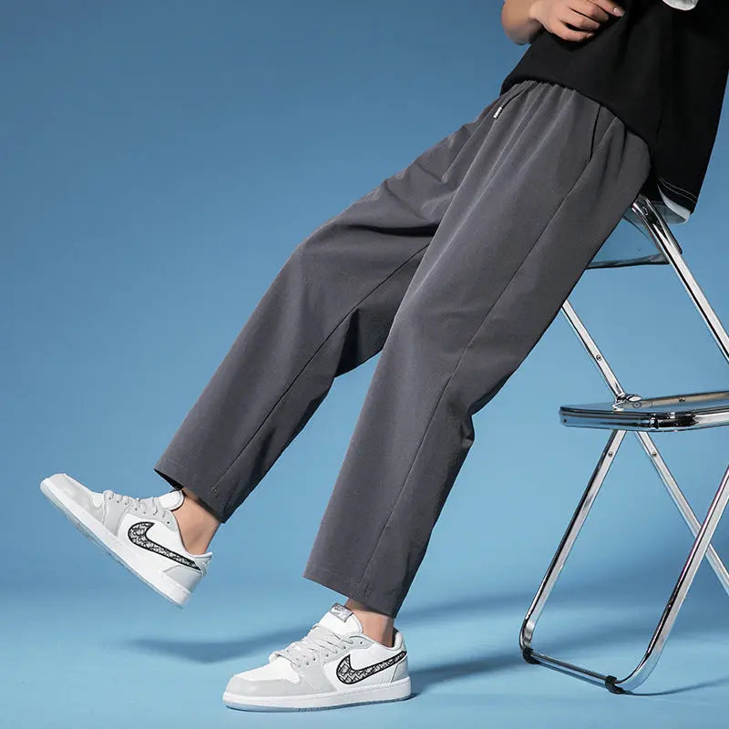 Mens Fashion Casual Solid Color Pants Womens & Mens Apparel Fine Jewelery Accessories Clothing