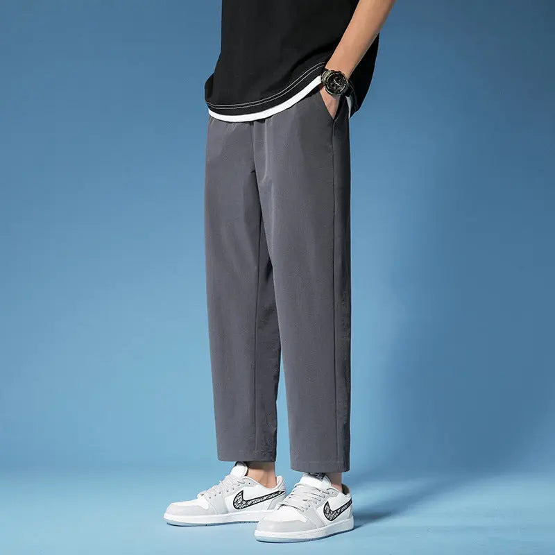 Mens Fashion Casual Solid Color Pants Womens & Mens Apparel Fine Jewelery Accessories Clothing