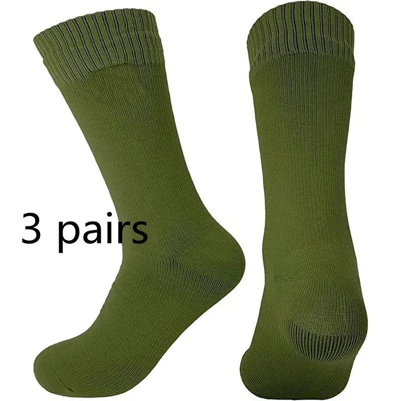 Waterproof Socks Autumn And Winter Thickening Breathable Cotton Men's Stockings Womens & Mens Apparel Fine Jewelery Accessories
