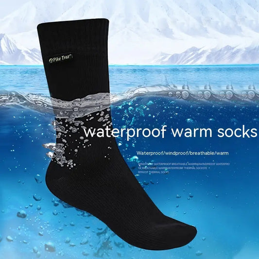 Waterproof Socks Autumn And Winter Thickening Breathable Cotton Men's Stockings Womens & Mens Apparel Fine Jewelery Accessories