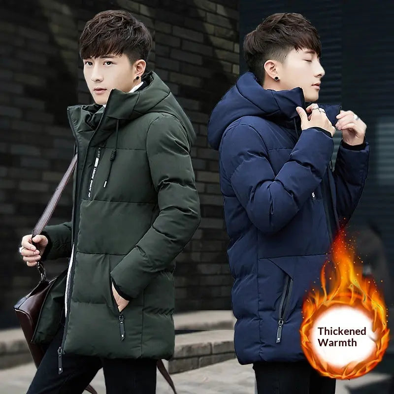 Men's Fashionable Hooded Down Jacket Womens & Mens Apparel Fine Jewelery Accessories Clothing