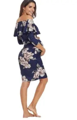 Womens Summer Fashion Off Shoulder Dress Womens & Mens Apparel Fine Jewelery Accessories