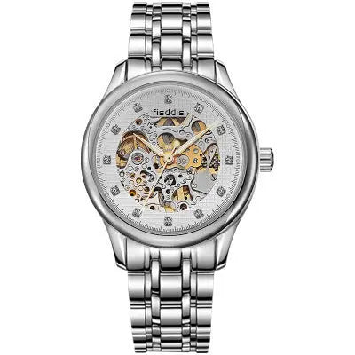 New Foreign Trade Luminous Mechanical Watches, Automatic Hollowing, Men's Fashion Trend, Steel Machinery Watches Womens & Mens Apparel Fine Jewelery Accessories Fashion New Foreign Trade Luminous Mechanical Watches, Automatic Hollowing, Men's Fashion Trend, Steel Machinery Watches