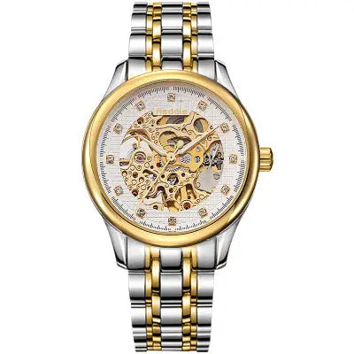 New Foreign Trade Luminous Mechanical Watches, Automatic Hollowing, Men's Fashion Trend, Steel Machinery Watches Womens & Mens Apparel Fine Jewelery Accessories Fashion New Foreign Trade Luminous Mechanical Watches, Automatic Hollowing, Men's Fashion Trend, Steel Machinery Watches