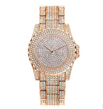 Fashion Bling Casual Ladies Female Quartz Gold Watch Crystal Diamond Womens & Mens Apparel Fine Jewelery Accessories Fashion Fashion Bling Casual Ladies Female Quartz Gold Watch Crystal Diamond