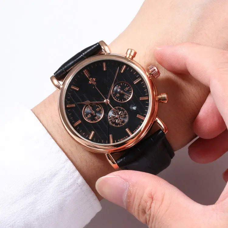 6 Needle Stone Running Seconds English Table Foreign Trade Hot Sale Wish Explosion Models Multiple Colors Supply Stability New Womens & Mens Apparel Fine Jewelery Accessories