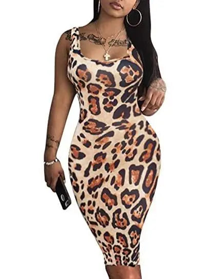 Womens Sexy Bodycon Tank Dress Sleeveless Womens & Mens Apparel Fine Jewelery Accessories