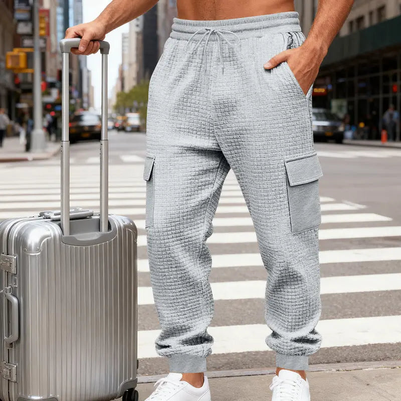 Men's Loose Fit Casual Sports Jacquard Outdoor Work Trousers For Commuting Womens & Mens Apparel Fine Jewelery Accessories Clothing