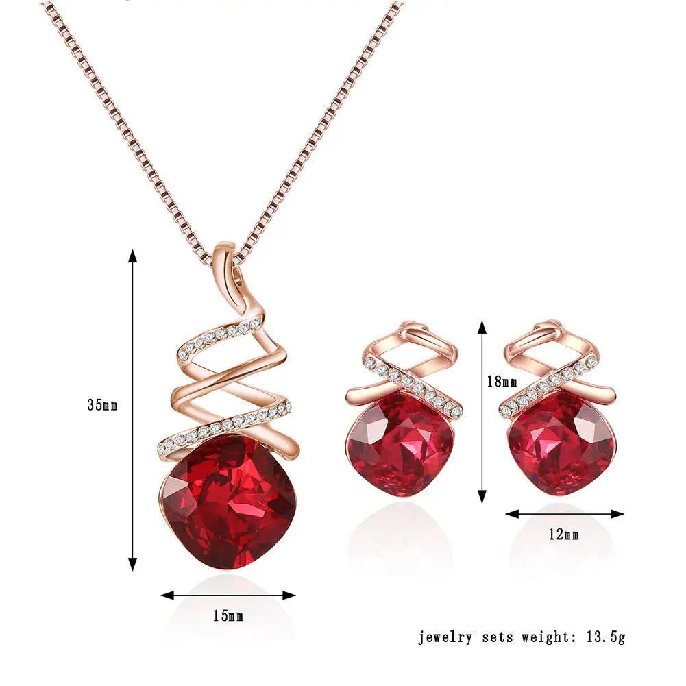 Jewelry Set Bridal Necklace Earrings Fashion Jewelry Set Womens & Mens Apparel Fine Jewelery Accessories Fine Jewelery Jewelry Set Bridal Necklace Earrings Fashion Jewelry Set