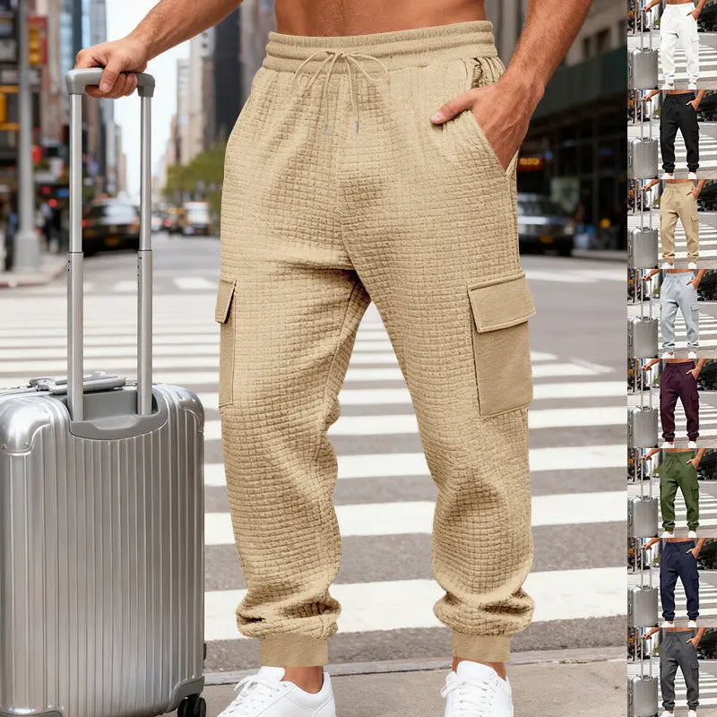 Men's Loose Fit Casual Sports Jacquard Outdoor Work Trousers For Commuting Womens & Mens Apparel Fine Jewelery Accessories Clothing