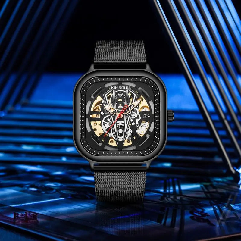 Men's Fashion Skeleton Automatic Mechanical Watches Womens & Mens Apparel Fine Jewelery Accessories Fashion Men's Fashion Skeleton Automatic Mechanical Watches