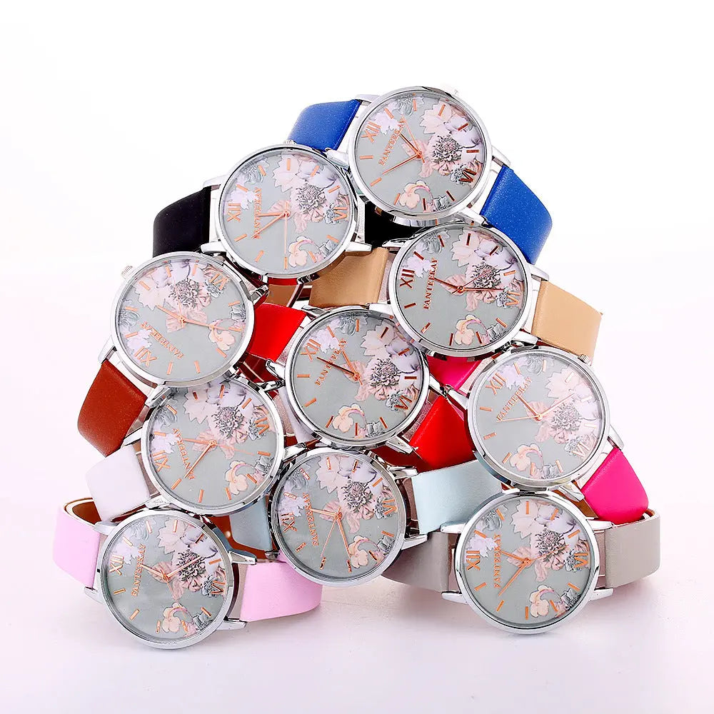 Women's Quartz Watches Major Brand Huawa Belt Quickly Sells Wish Source Broken Flower Watches Womens & Mens Apparel Fine Jewelery Accessories Fashion Women's Quartz Watches Major Brand Huawa Belt Quickly Sells Wish Source Broken Flower Watches