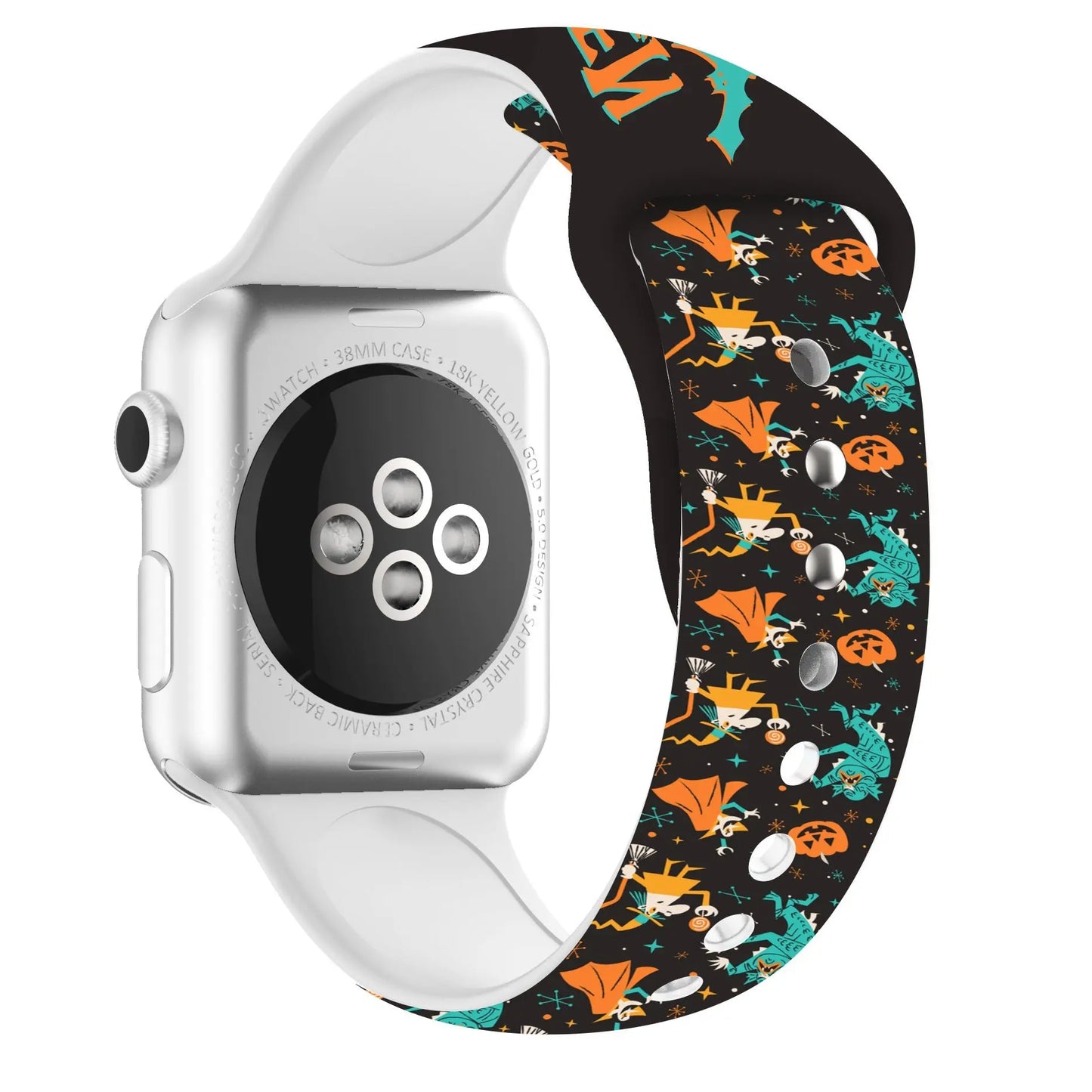 Halloween Series Color Printed Silicone Sports Strap Womens & Mens Apparel Fine Jewelery Accessories