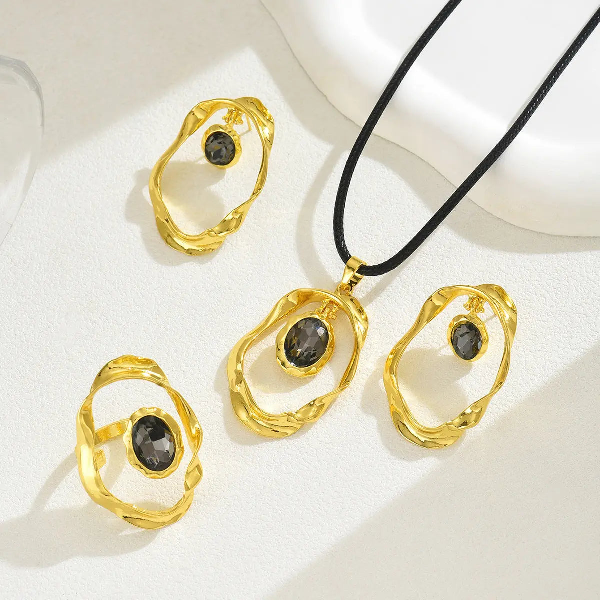 Fashion Women's Jewelry Suit Geometric Irregular Womens & Mens Apparel Fine Jewelery Accessories Fine Jewelery Fashion Women's Jewelry Suit Geometric Irregular