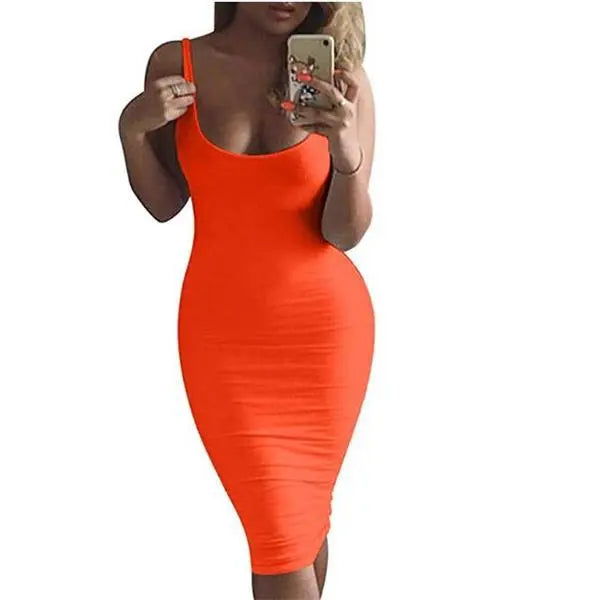 Womens Sexy Bodycon Tank Dress Sleeveless Womens & Mens Apparel Fine Jewelery Accessories