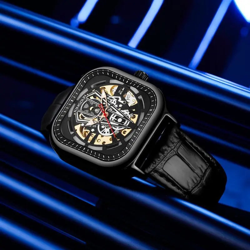 Men's Fashion Skeleton Automatic Mechanical Watches Womens & Mens Apparel Fine Jewelery Accessories Fashion Men's Fashion Skeleton Automatic Mechanical Watches