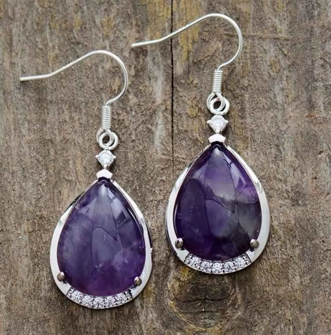 Minimalist Waterdrop Lapis Lazuli And Rose Quartz Pendant Earrings Womens & Mens Apparel Fine Jewelery Accessories