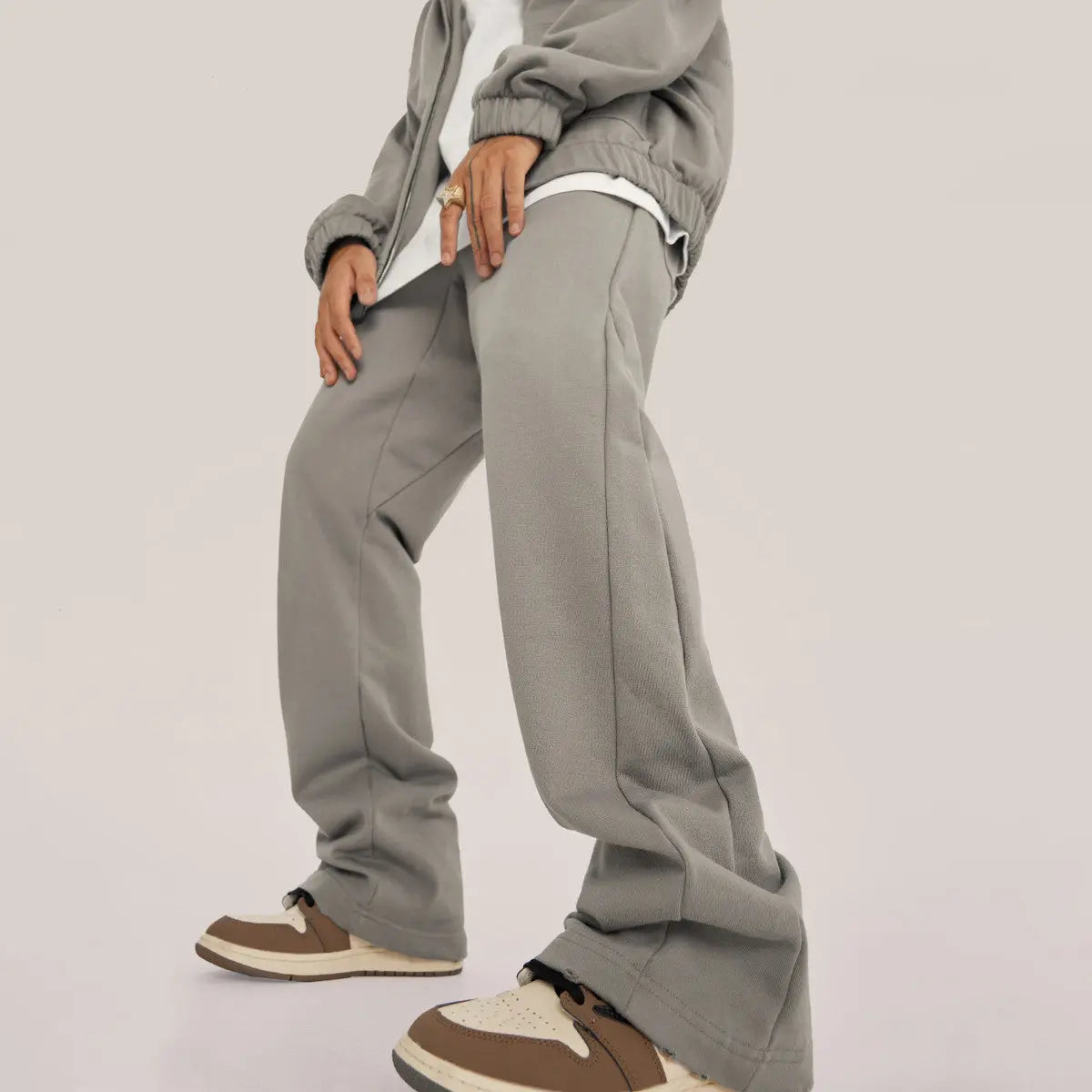 Mens Solid Color Peplum Simple Pants Loose Casual Pants Womens & Mens Apparel Fine Jewelery Accessories Clothing