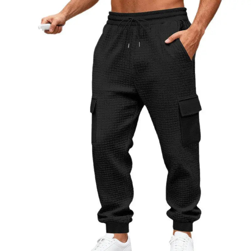 Men's Loose Fit Casual Sports Jacquard Outdoor Work Trousers For Commuting Womens & Mens Apparel Fine Jewelery Accessories Clothing