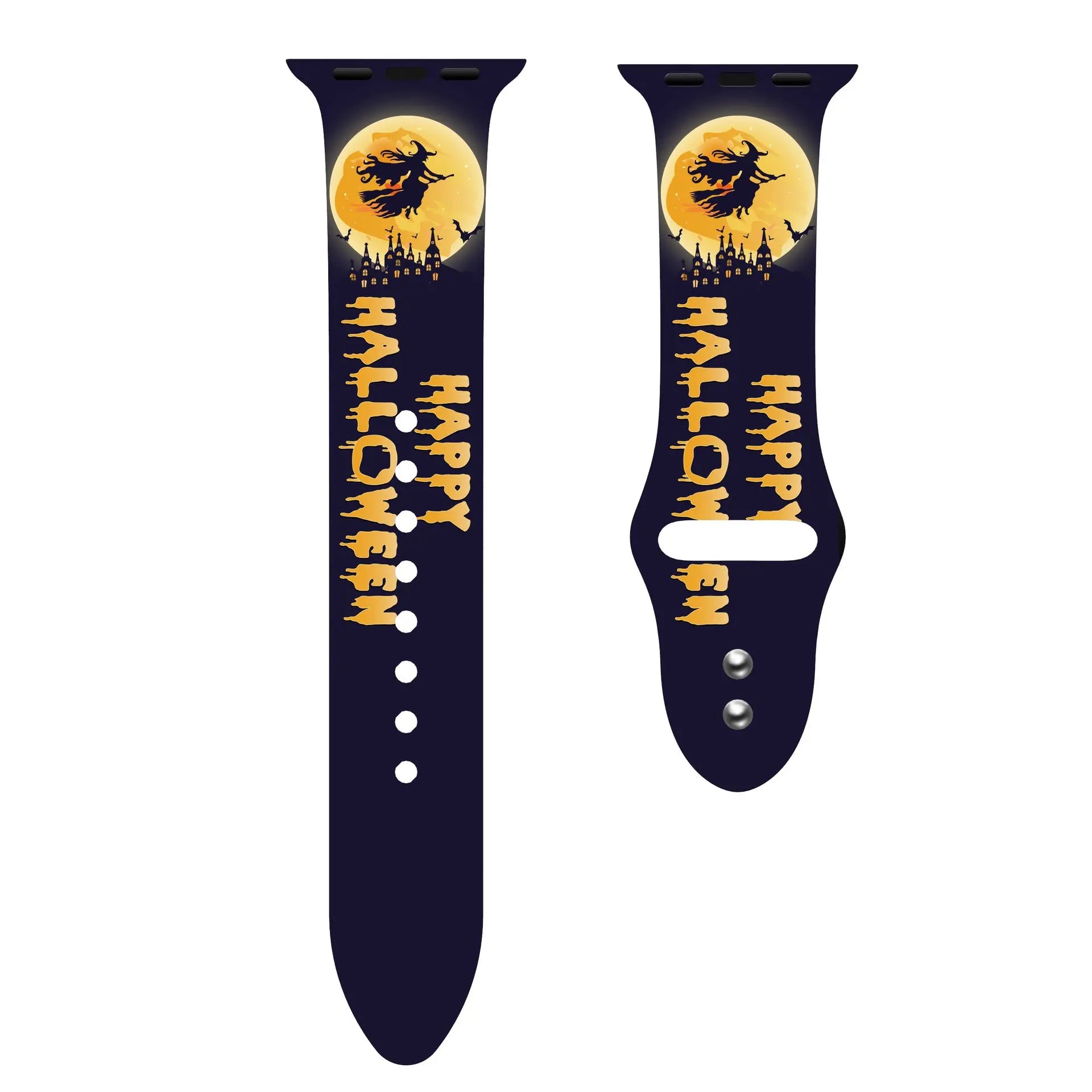 Halloween Series Color Printed Silicone Sports Strap Womens & Mens Apparel Fine Jewelery Accessories