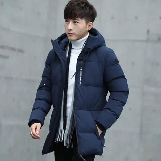 Men's Fashionable Hooded Down Jacket Womens & Mens Apparel Fine Jewelery Accessories Clothing