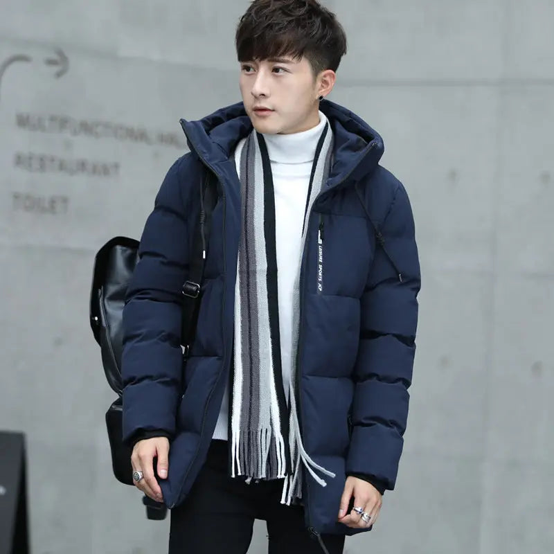 Men's Fashionable Hooded Down Jacket Womens & Mens Apparel Fine Jewelery Accessories Clothing