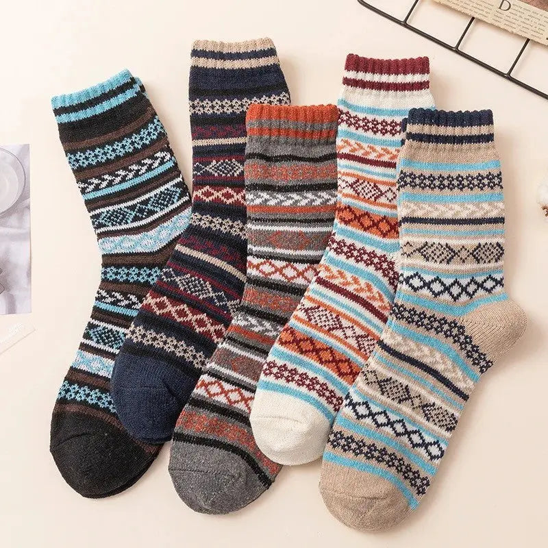 Men's Casual Thickened Thermal Wool Socks Womens & Mens Apparel Fine Jewelery Accessories Clothing