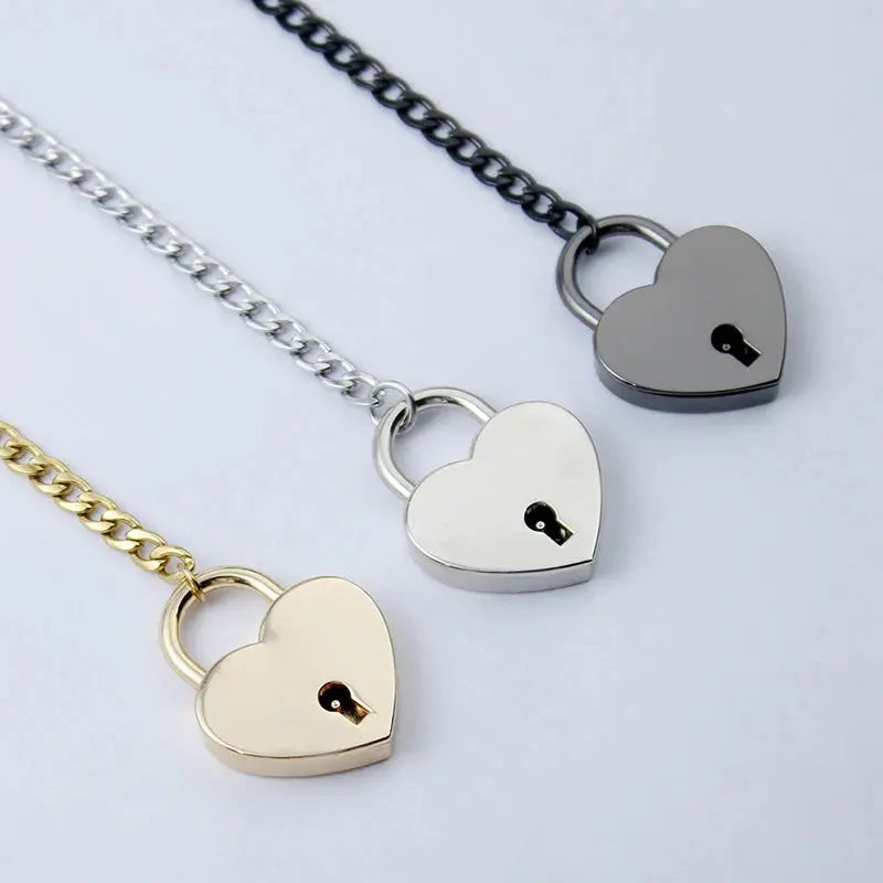 Fashion Jewelry 2024 New Slip Chain Necklace Heart O-Ring Rock Cuban Long Necklace Adjustable Heart Shaped Lock Core With Key null Fine Jewelery Fashion Jewelry 2024 New Slip Chain Necklace Heart O-Ring Rock Cuban Long Necklace Adjustable Heart Shaped Lock Core With Key