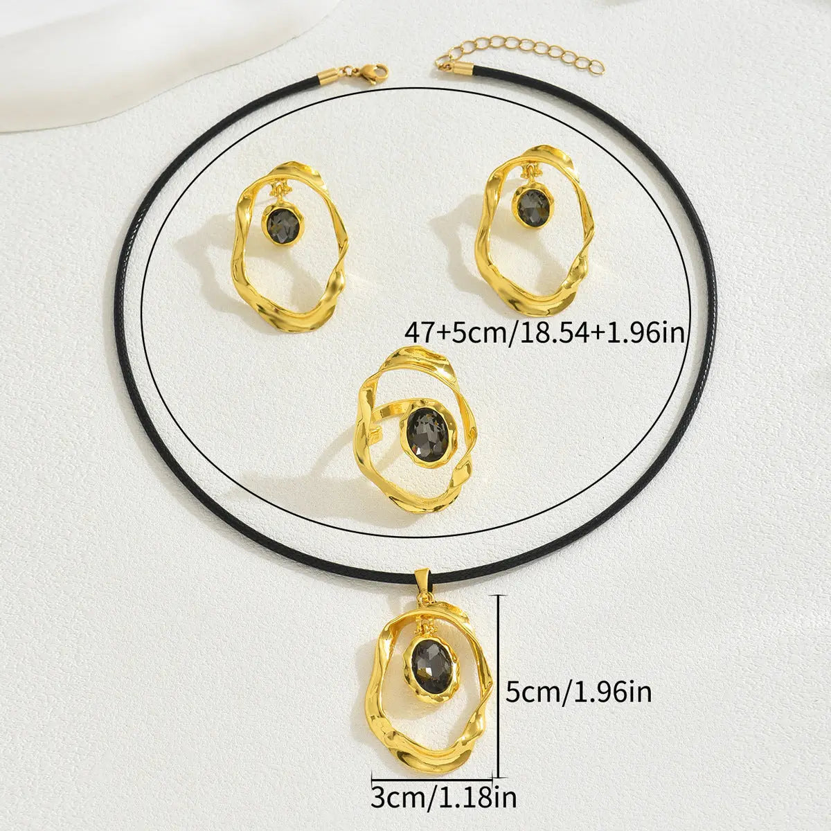 Fashion Women's Jewelry Suit Geometric Irregular Womens & Mens Apparel Fine Jewelery Accessories Fine Jewelery Fashion Women's Jewelry Suit Geometric Irregular