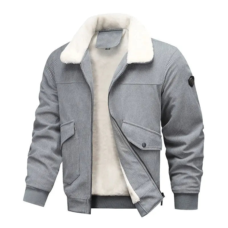 Thickened Lapel Men's Loose-fitting Top Womens & Mens Apparel Fine Jewelery Accessories Clothing