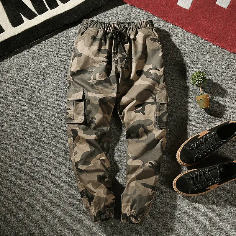Mens Casual Fashion Loose Legged Camouflage Pants Womens & Mens Apparel Fine Jewelery Accessories Clothing