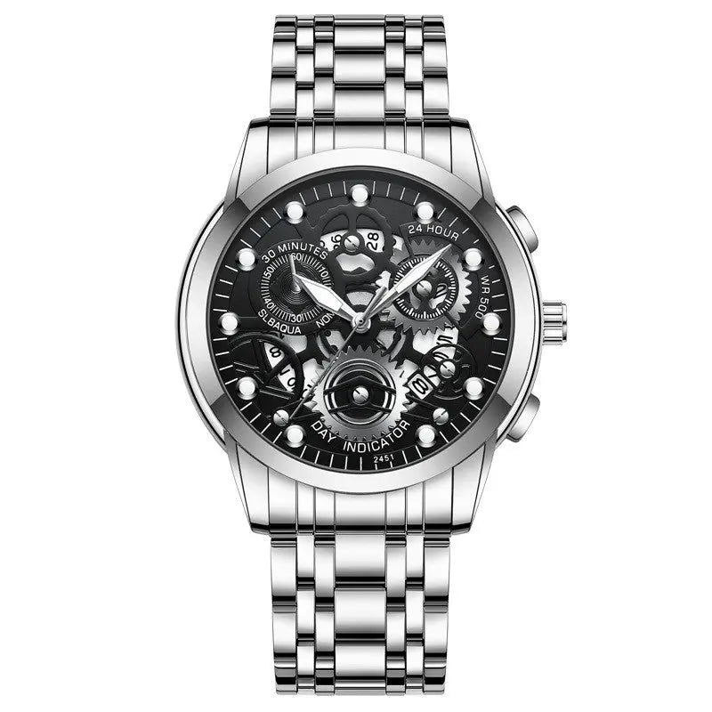 Men's Hollow Non-mechanical Business Watch Womens & Mens Apparel Fine Jewelery Accessories